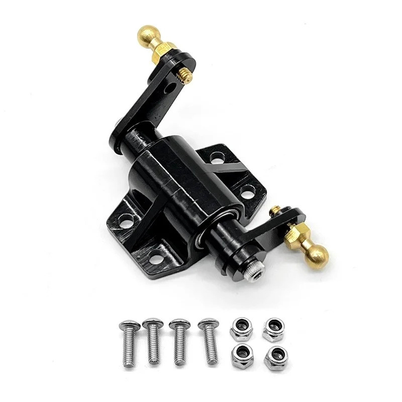 Rakitan Bantalan Gigi Kemudi Logam yang Ditingkatkan untuk Truk Traktor Mobil RC Tamiya 1/14, Suku C