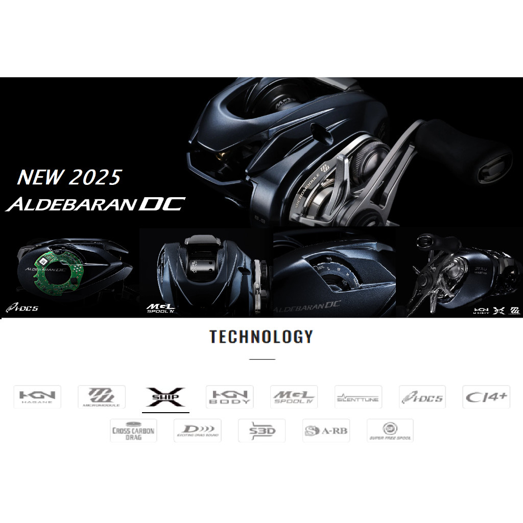 2025 Reel BC Shimano ALDEBARAN DC 31HG 31XG
