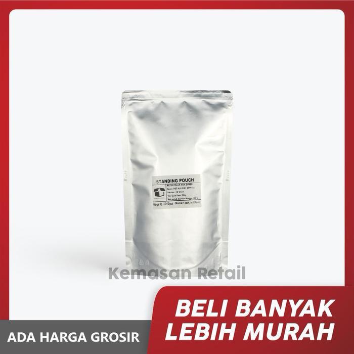 Standing Pouch Aluminium Retort Pack 12x16cm (250g) - Packaging Makanan dan Kopi - Plastik Kemasan M