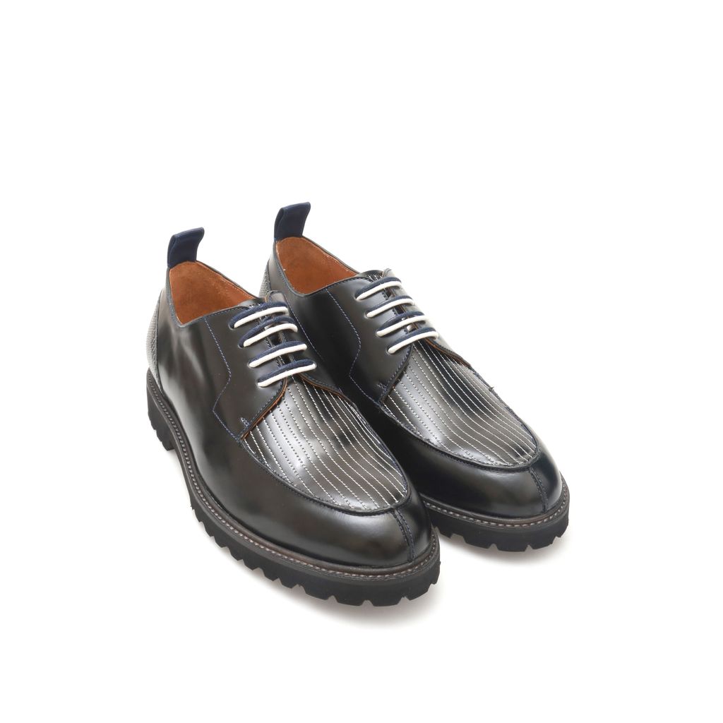 MARIO MINARDI for ARTKEA BLACK Sepatu Kulit Derby Pria by Mario Minardi