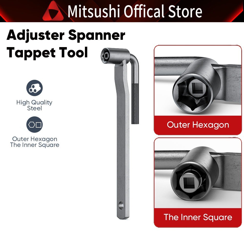 Mitsushi Kunci Setelan Klep L Motor 8 9 10 mm/ Setelan Klep Mesin Motor Kunci Stel Klep Motor / Pule