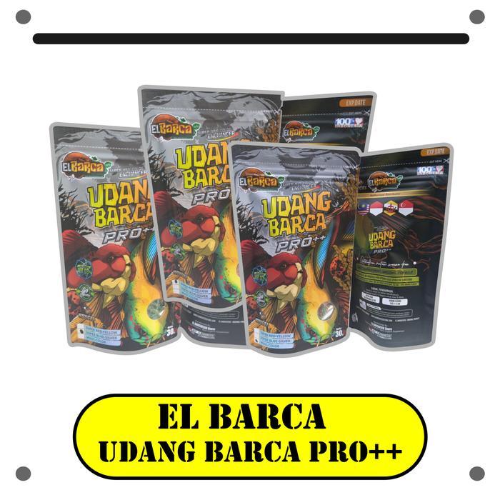 Udang Barca Pro++ ElBarca Feed Udang Kering Color Booster - Red-Yellow, 20gr