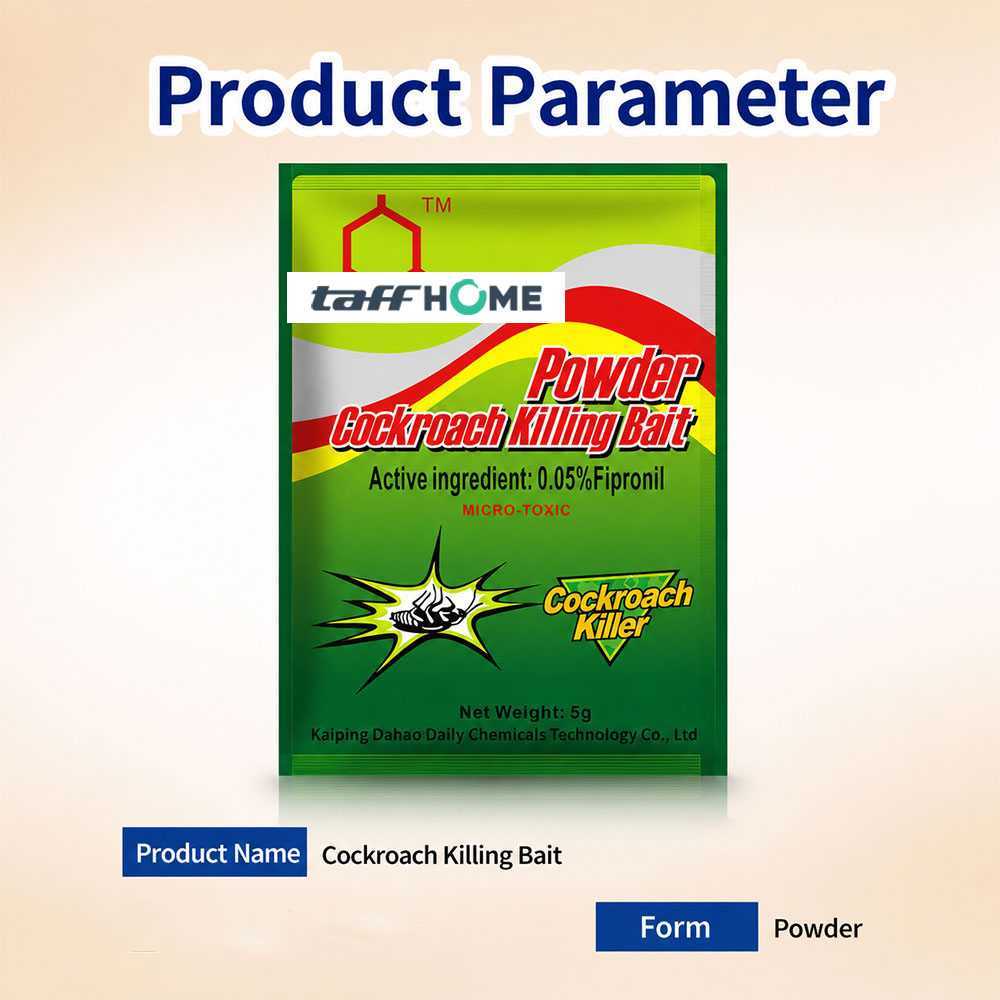 Prim TaffHOME Racun Kecoa Pembasmi Ampuh Cockroach Killing Powder 5g 1 PCS  DHC5 Qualiti1
