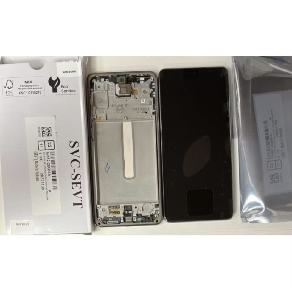 Lcd Copotan Samsung A73 5G Original Super Amoled + Frame