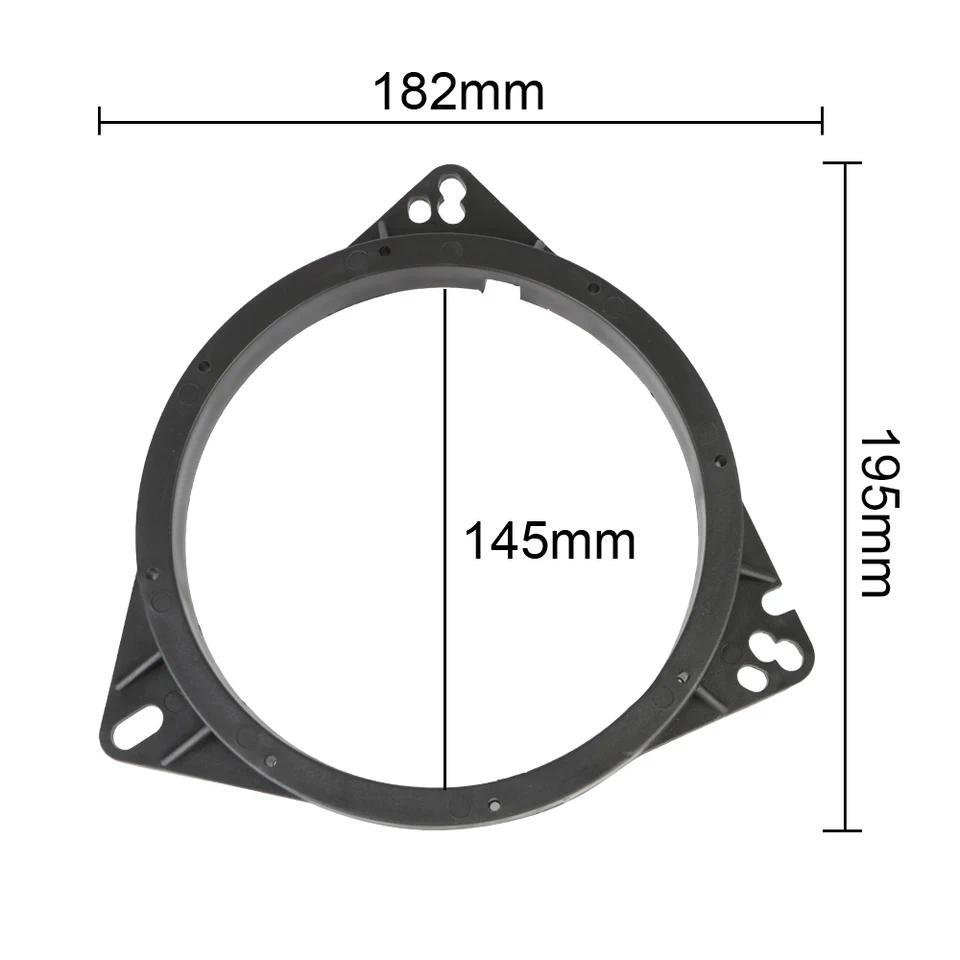 Universal Car Horn Washer Adapter 6.5 in Holder Loud Speaker Spacers Mat Pad Bracket Auto Accessorie