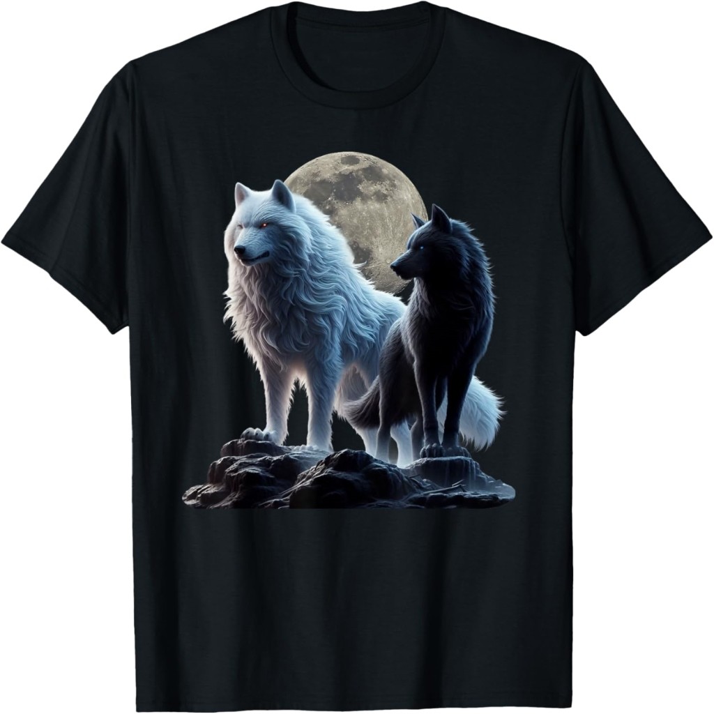 dire wolf white wolf and black wolf Aenocyon dirus dire wolf Kaos
