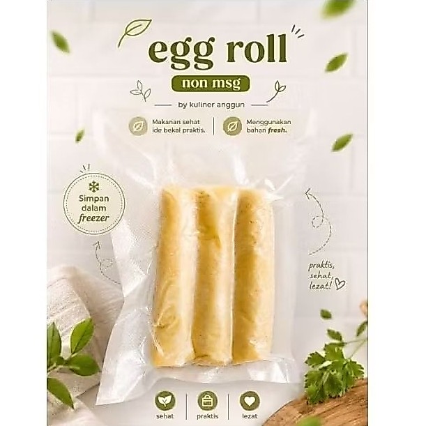 EGG ROLL NON MSG/EGG ROLL ALA HOKBEN/ IDE BEKAL PRAKTIS/EGG ROLL PREMIUM
