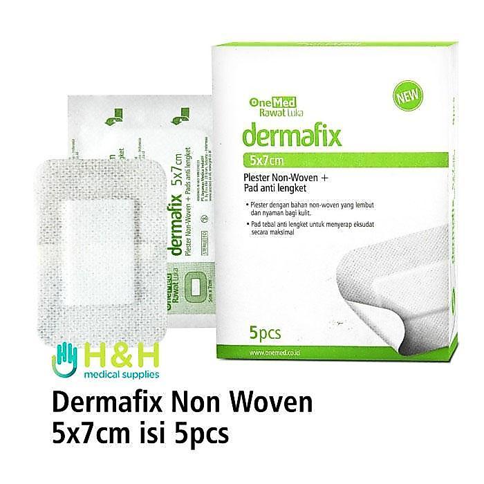 Hot Sale Plester Dermafix Non Woven / Plester Non Woven / Dermafix Non Woven 5X7 Cm
