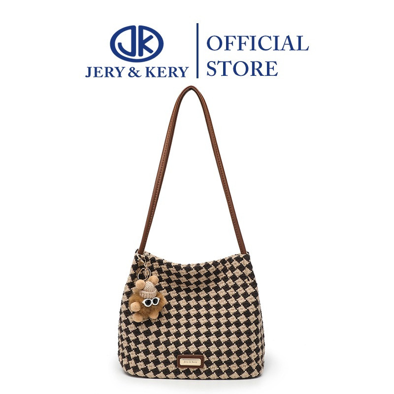 ZH56TG JERY & KERY -  Tas Wanita Shoulder Bag /Handbag Wanita Original # JK 6007