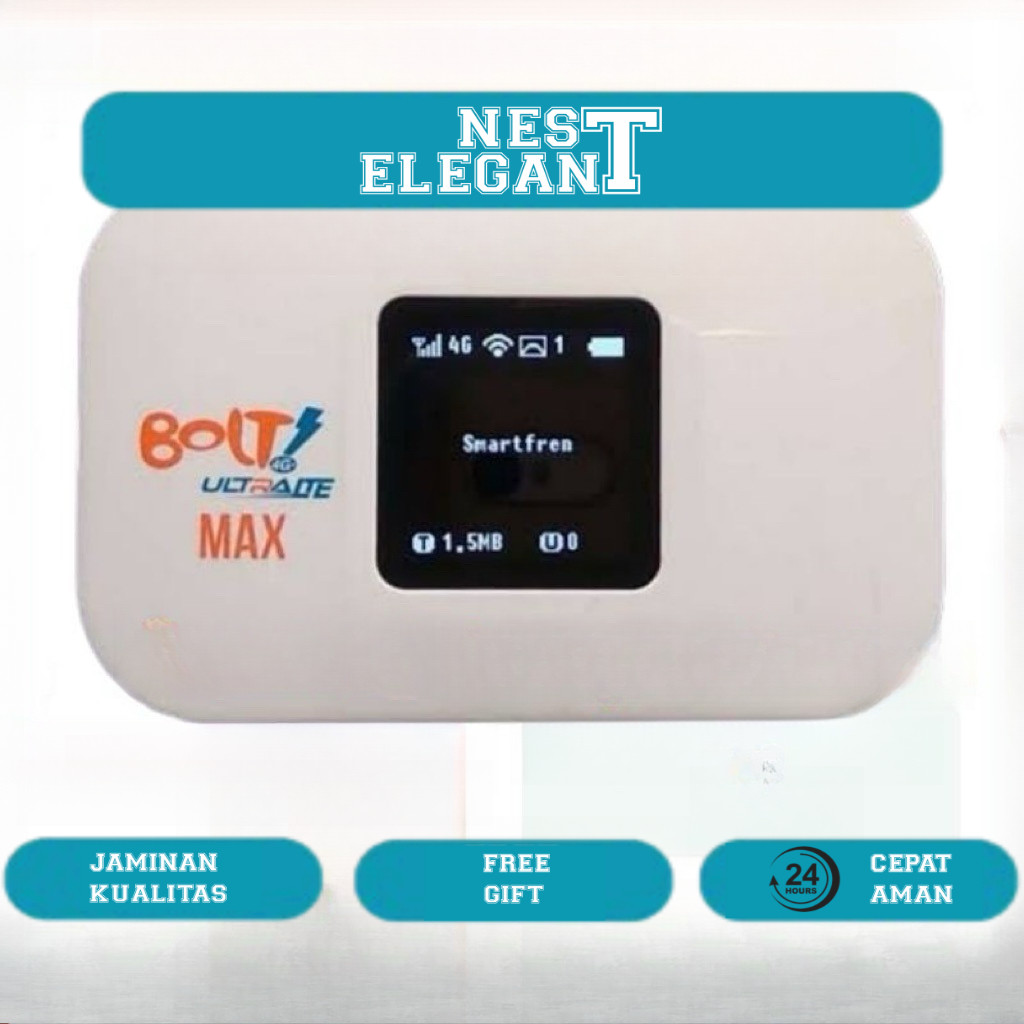 Modem wifi 4G unlock smartfren dan telkomsel bolt aqualia   frekuensi jaringan 2300 / band 40.