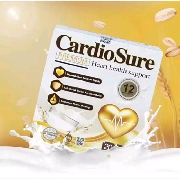 

PROMO CARDIOSURE SUSU HERBAL(1 BOX ISI 12 SACHET)BUAT PENYAKIT ASAM URAT & JANTUNG ASLI ORIGINAL