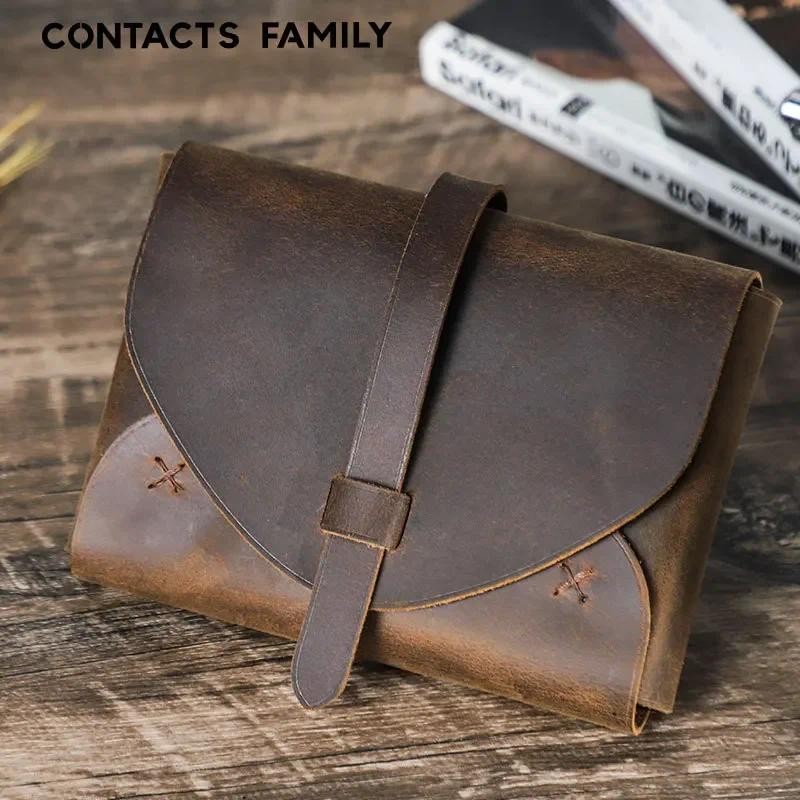

Genuine Leather Handmade A5 Laptop Rectangular Notebook Cover Business School Office Supplies Stationery