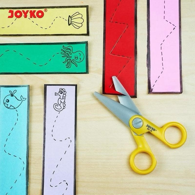 

[PB] GUNTING JOYKO SC-18 Untuk Anak Kecil / Scissors Joyko SC-18 Untuk Anak Kecil Belajar Menggunting Edukasi Sensorik Motorik Anak Montesori Aman Untuk Anak Belajar Gunting Kreatif Kreatifitas