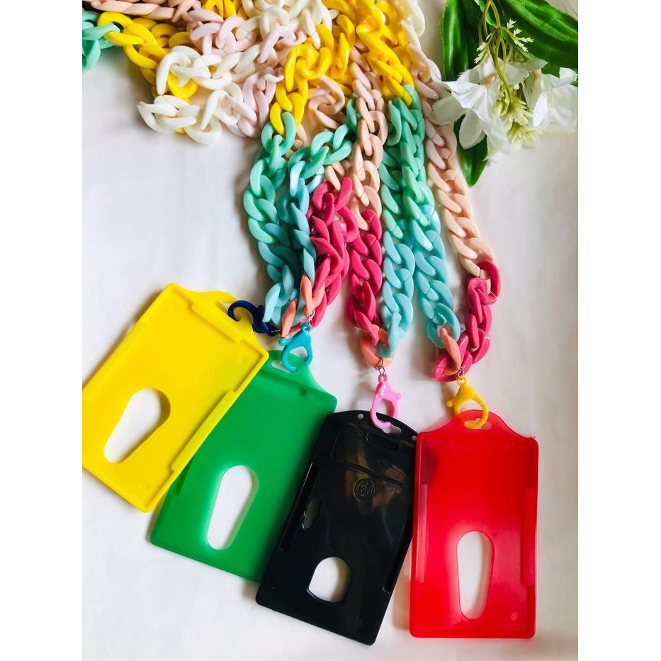 

READY Lanyard Strap Kalung ID Card Name Tag Rantai