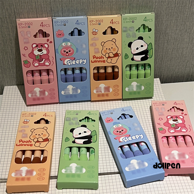 

Pena Netral Hitam Spons Lucu Tekan Pena Uji Set Pena Netral /dollpen