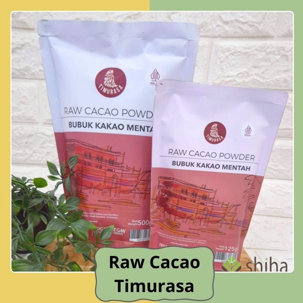 

SHIHA - Raw Cacao Powder 125gr / 500gr Bubuk Coklat Mentah Timurasa