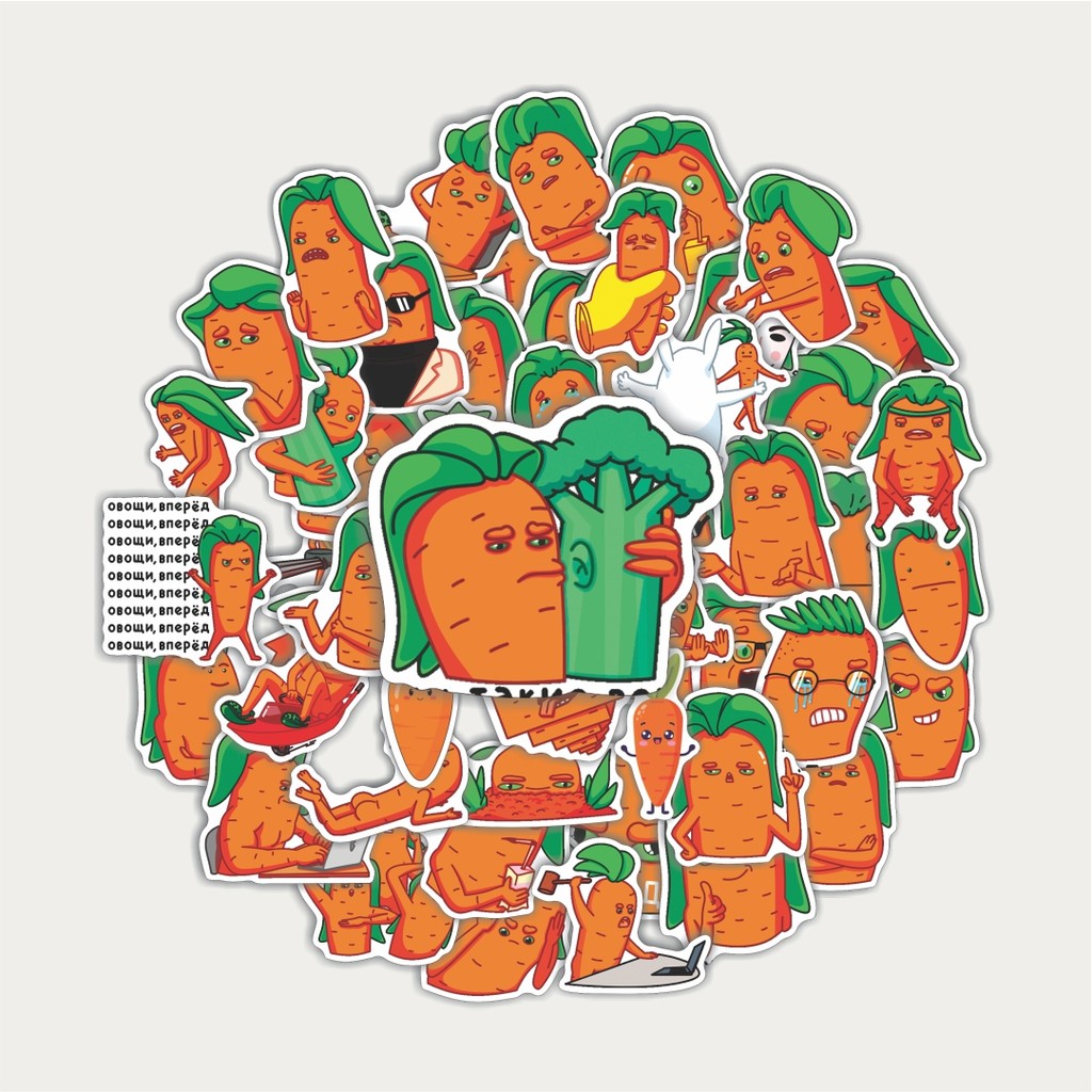 

Sticker Pack Stiker Carrots [Wortel] | Sticker TUMBLR | Stiker LAPTOP KOPER HELMP