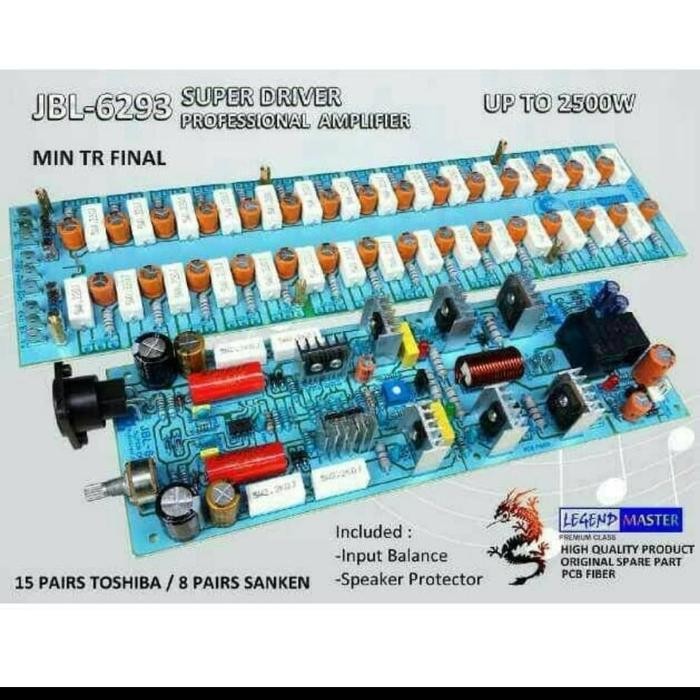 (BACA DESKRIPSI) KIT DRIVER POWER JBL-6293 SUPER DRIVER AMPLIFIER MINUS TR / JBL6293