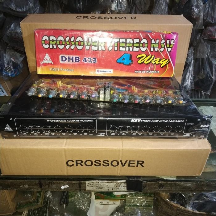(BACA DESKRIPSI) Box plus kit crossover 4way CKJ DHB 423 / paket crossover ckj dhb 423