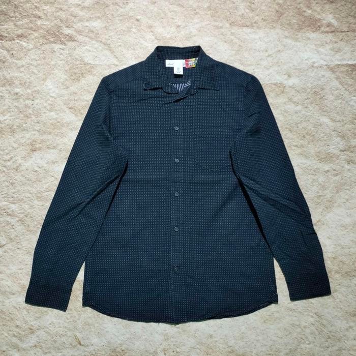kemeja panjnag pria LOGG HNM kemeja formal kantor casual murah bagus size M