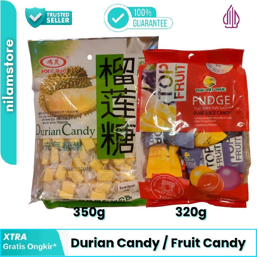 

Hongmao Candy Mangga Durian Mix Fruit - Permen Durian Permen Buah Camilan Manis Makanan