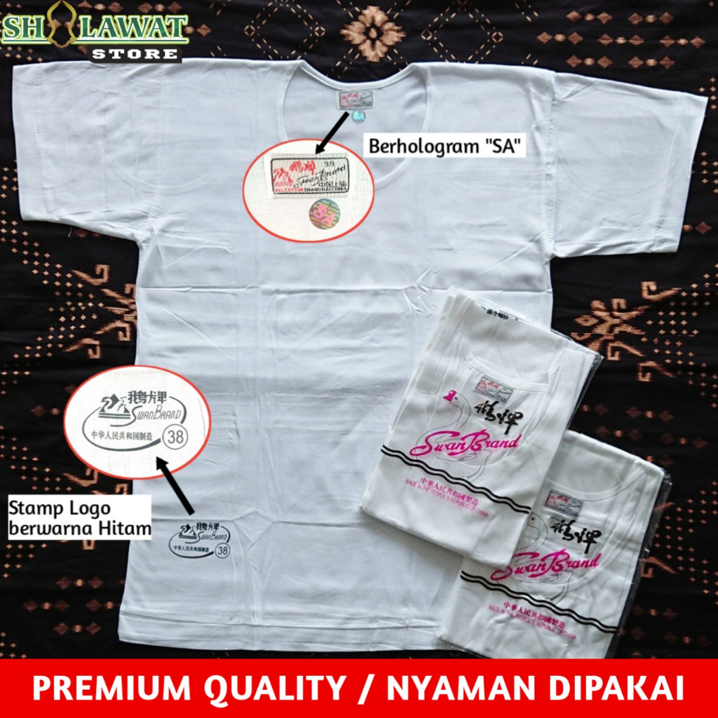 Singlet Pria Dewasa / Kaos Dalam Pria Dewasa / Tanktop Pria Dewasa / Kaos Oblong Polos Swan Brand Or