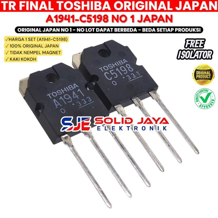 TR FINAL A1941 C5198 TR TRANSISTOR JAPAN JEPANG ASLI ORIGINAL ORI TR A 1941 C 5198 2SA1941 2C5198