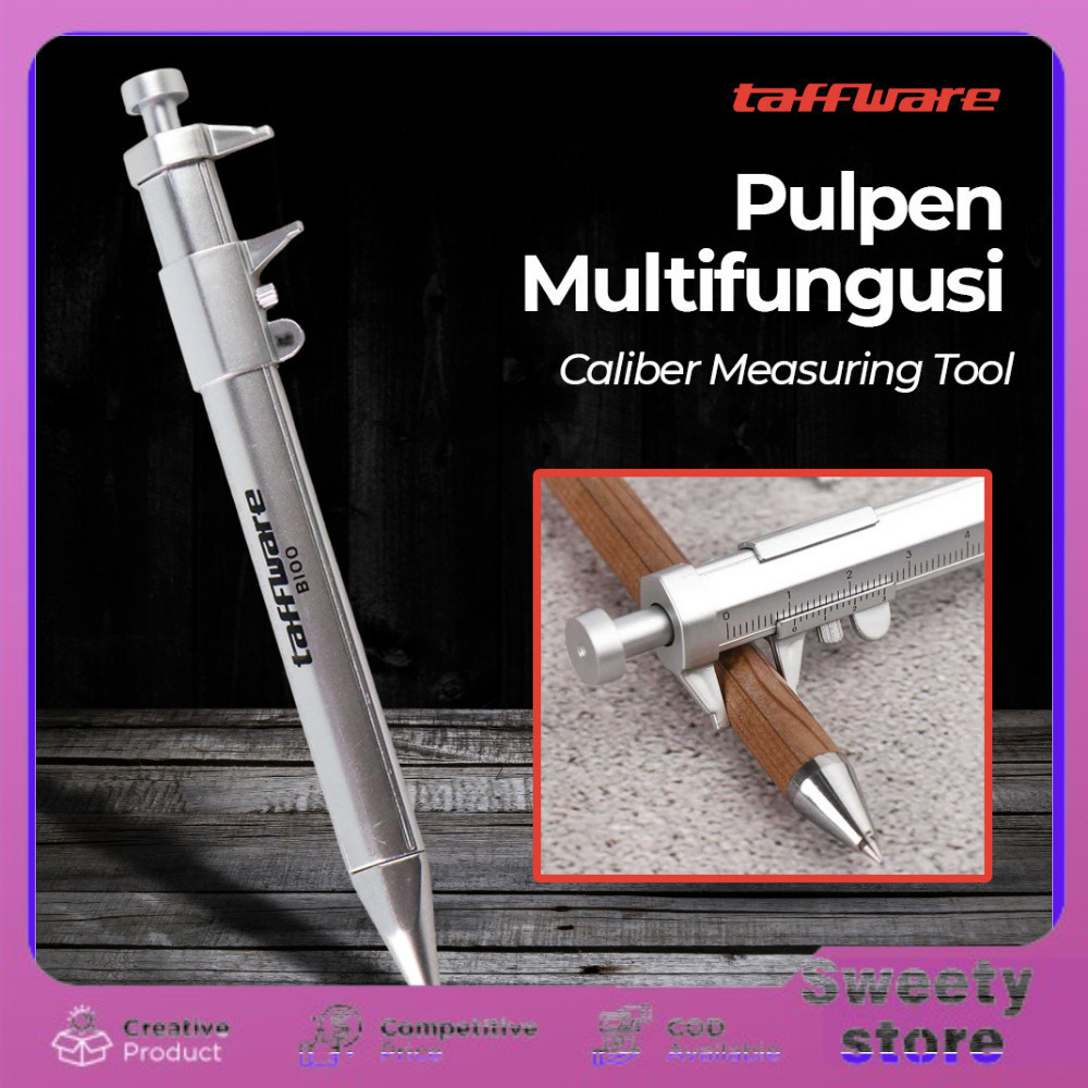 

PEN Ukur Sigmat Ballpoint Pen Pena Jangka Sorong Pena /Pena Bolpoin Multifungsi Jangka Sorong Ruler