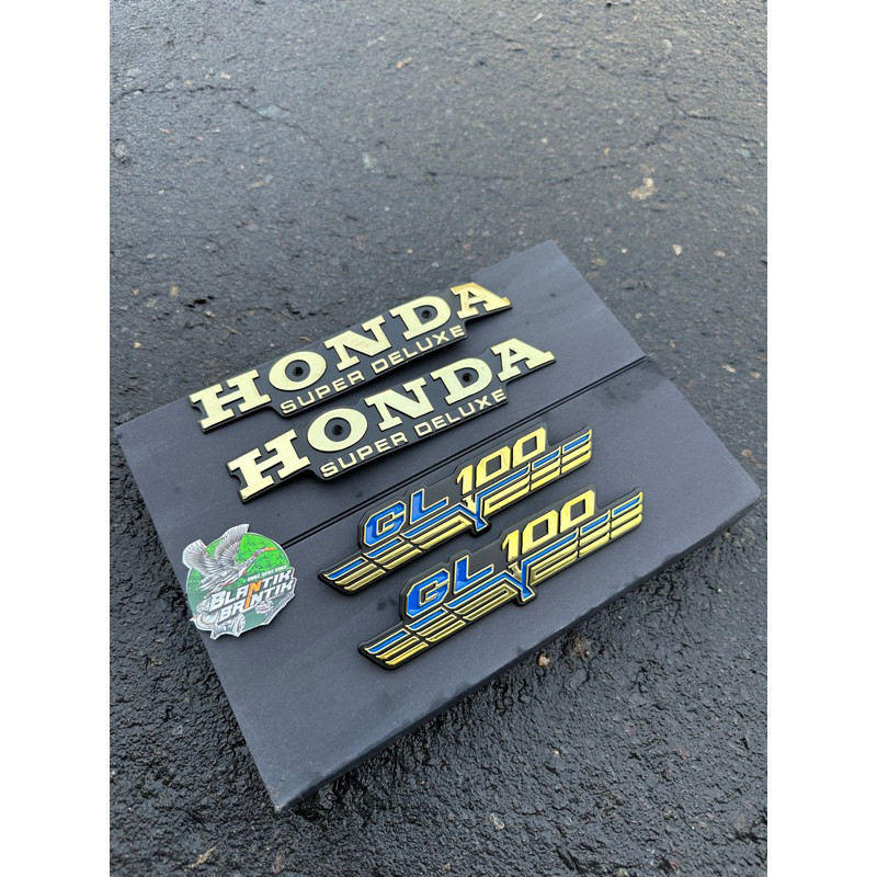 emblem tangki gl100 whelprof emblem tangki GL100 import logo tangki gl100 emblem tepong gl100 import