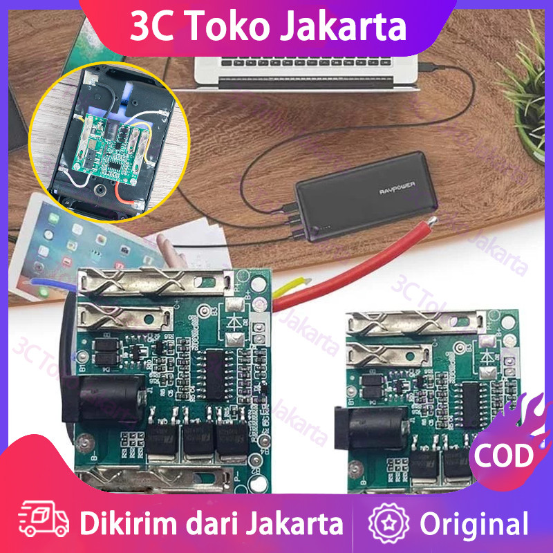 Modul Bms 5s 18-21v 20v Board Pelindung Circuit Bor Cordless Drill Baterai Lithium Papan Perlindunga