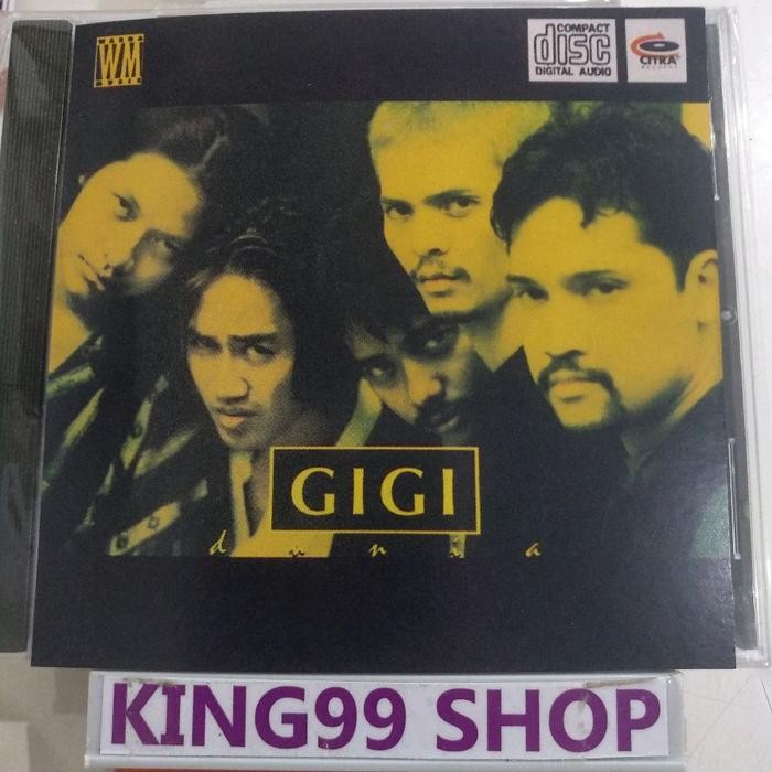 CD GIGI - DUNIA. godbless bip gong 2000 kantata takwa plastik bayou kidnap katrina ahmad band dewa 1
