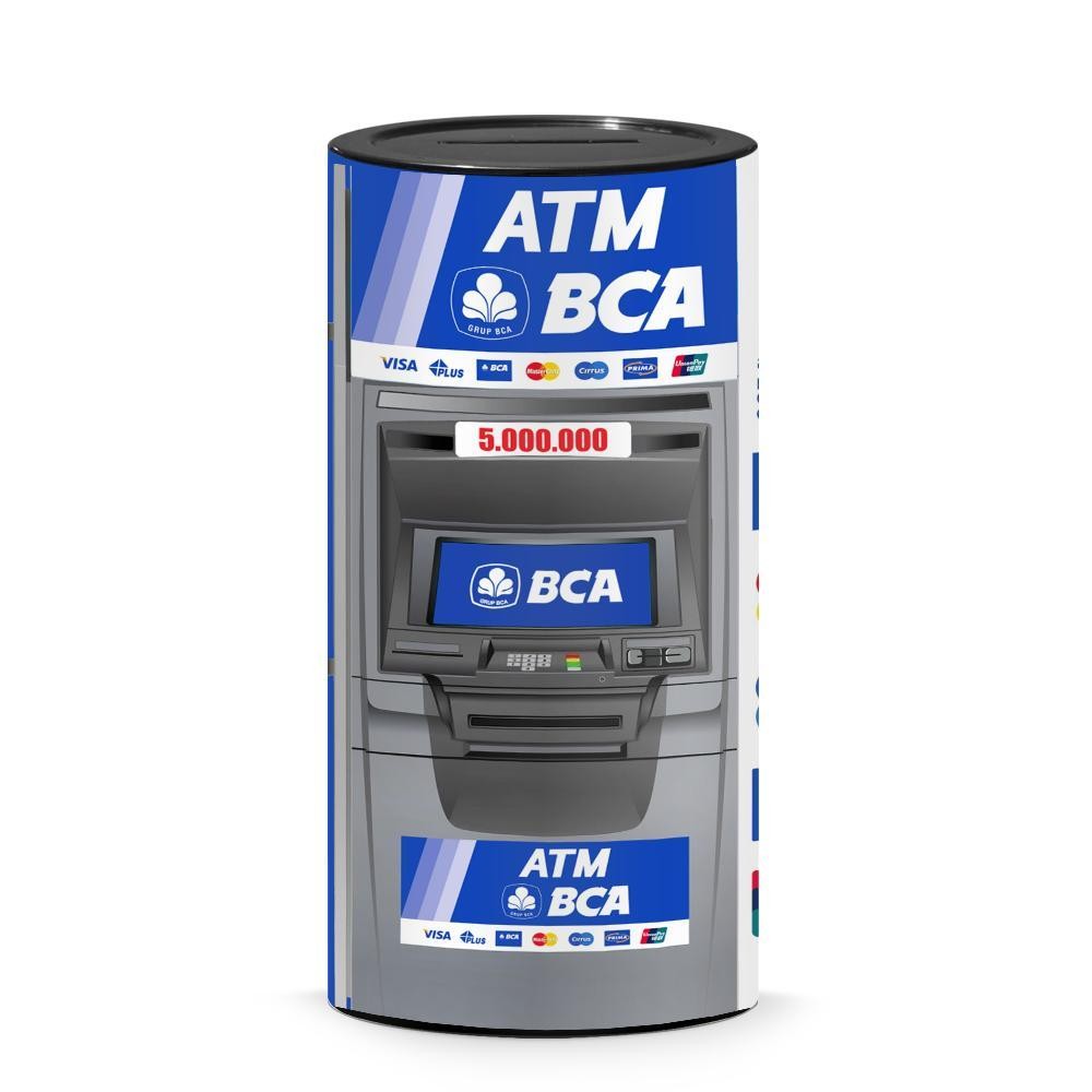Celengan Target Permanen Buka Tutup 5 Juta / Celengan ATM Target Viral / Tabungan Anak Murah