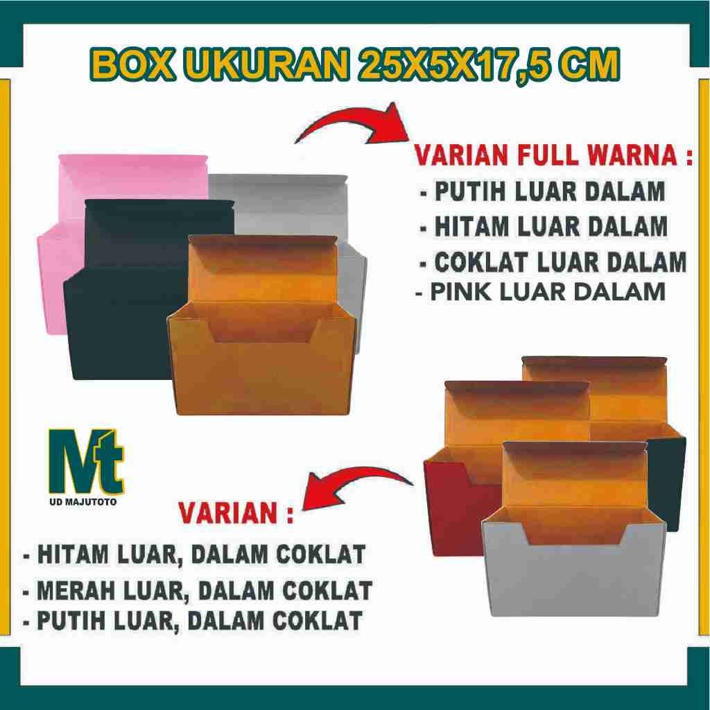 

Box 25x5x17,5 cm/Box Tas/Kardus Polos/Box Souvenir/Box hampers