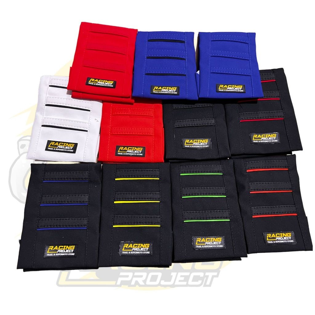 SARUNG JOK UNIVERSAL - sarung jok klx dtracker crf 150 wr 155 supermoto trail cover jok kain jok