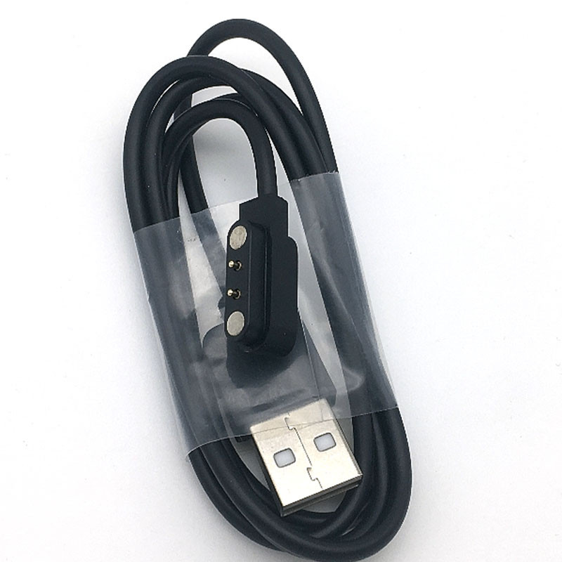 2pin 4mm magnetic charger cable for Zeblaze GTS PRO VIBE 3 ECG GPS ARES/ GTR/ VIBE 3S HD/ VIBE 5 PRO