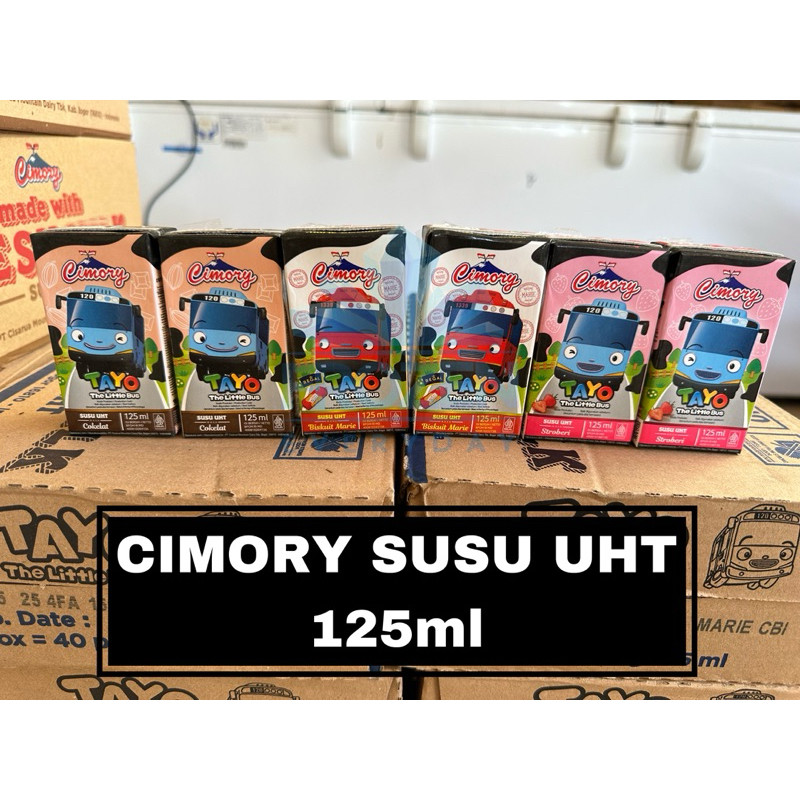 

NEW CIMORY SUSU UHT 125ml kartonan (40pcs)