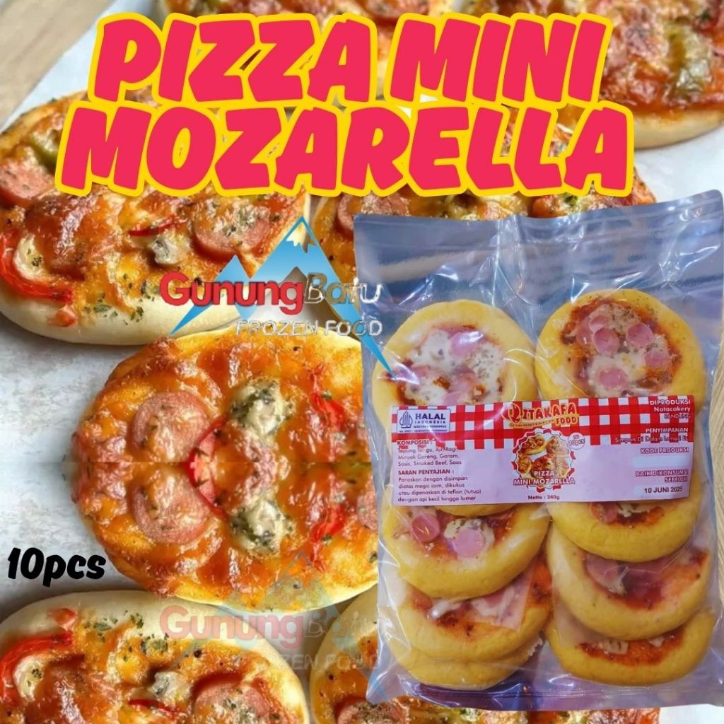 

QITAKAFA FOOD PIZZA MINI MOZARELLA ISI 10PCS