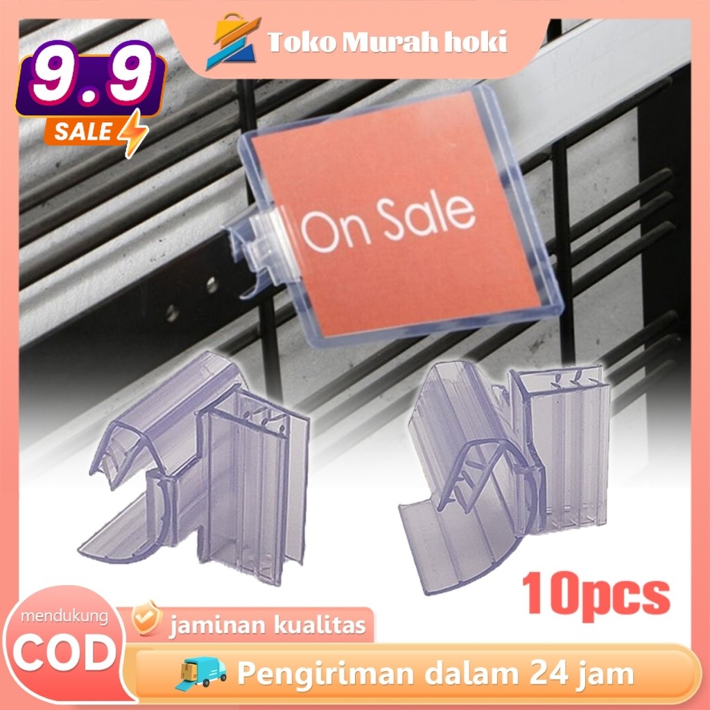 

10pcs Wobbler Promosi Toko Penjepit Tag Harga Jepit Harga Untuk Display Pop Card Promo