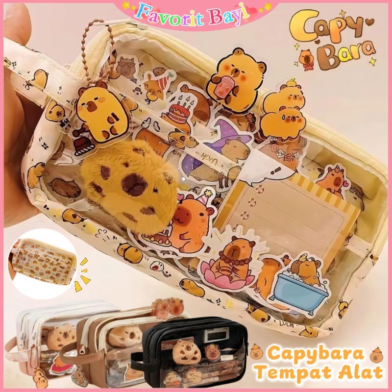 

Capybara Pencil Case Large Capacity / Tas Pensil Kapasitas Besar Pencil-case / Pencil Tas Pensil Multifungsi Siswa