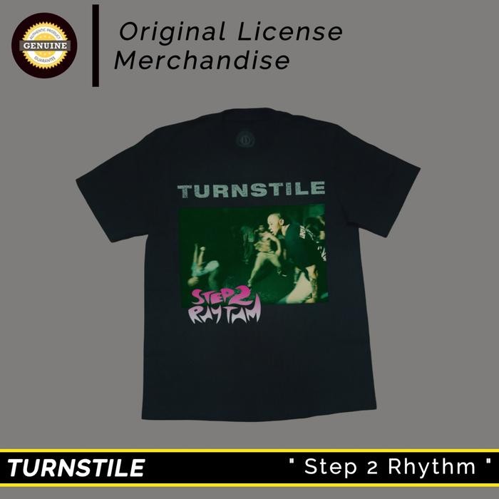 (COD) Turnstile T Shirt Kaos Band Music hardcore Metal Rock Original Official License TURNSTILE ORI 