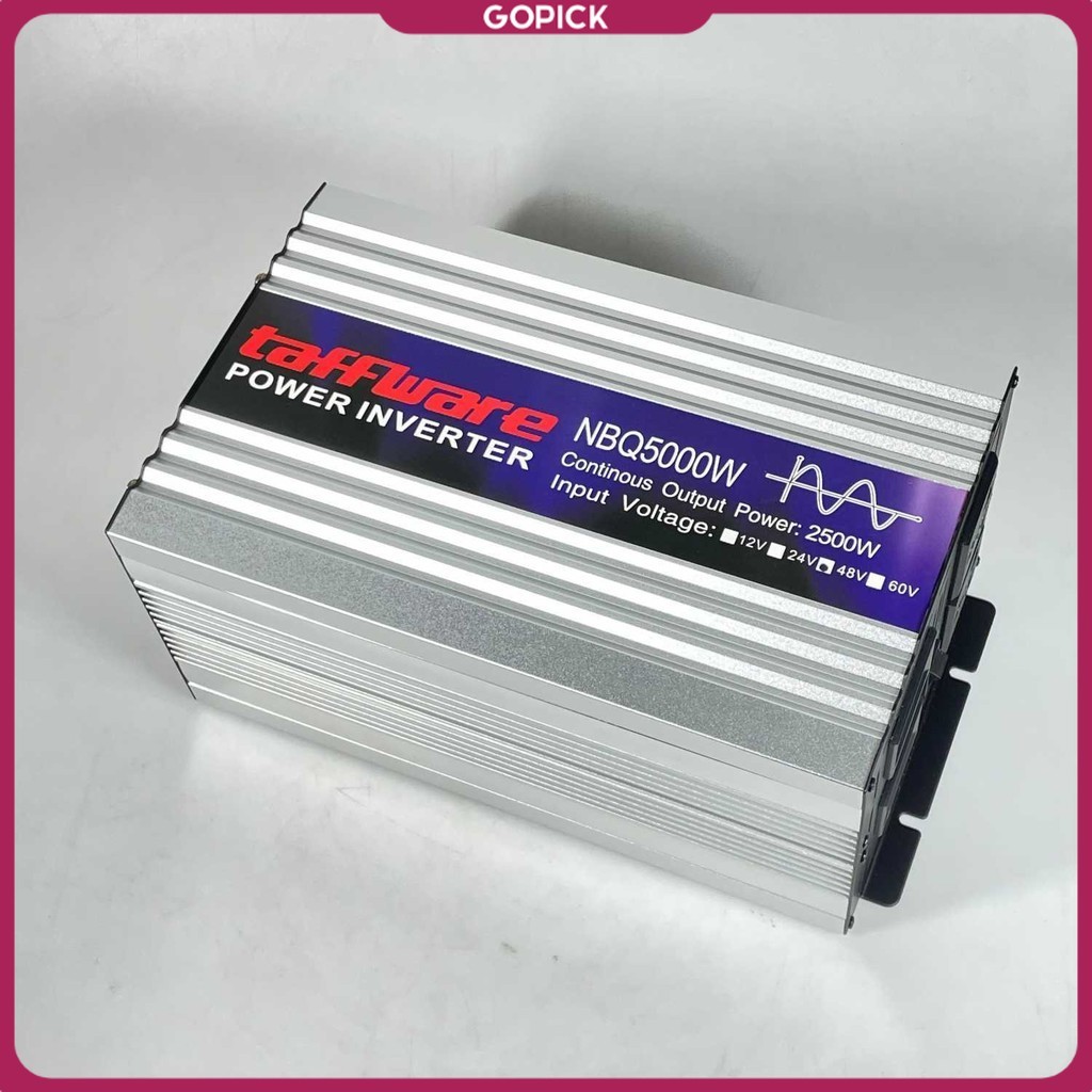 Taffware Power Inverter Mobil Pure Sine Wave DC 48V to AC 220V 5000W - NBQ5000W