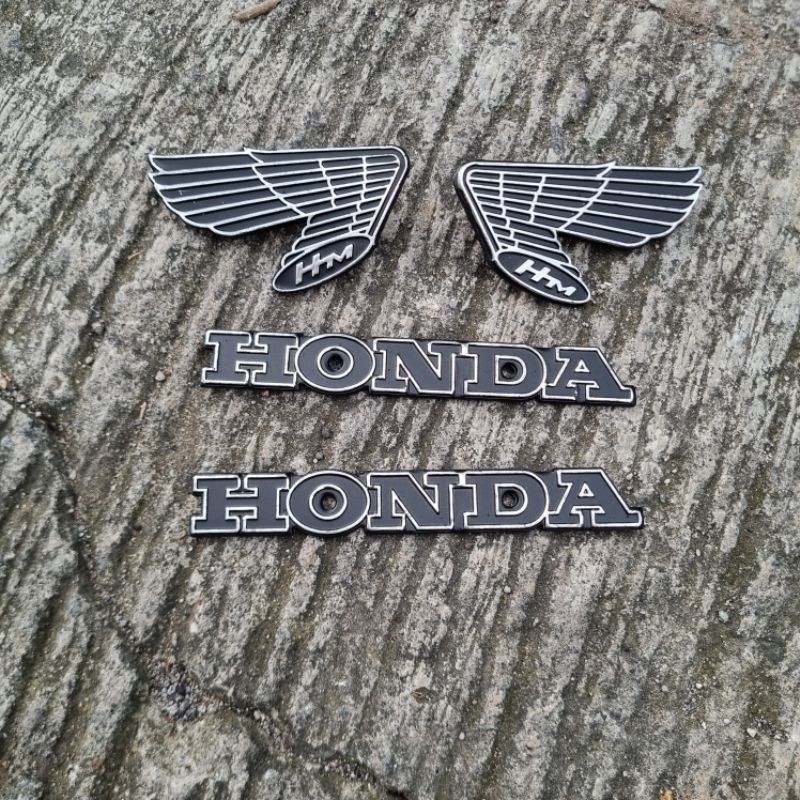 Emblem tangki cb glatik impor china murah logo tengki cb import detail original