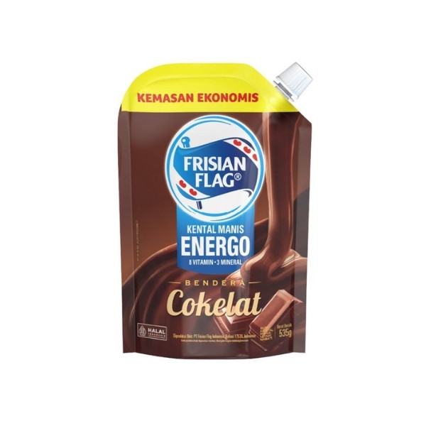 

FRISIAN FLAG SCM BENDERA KENTAL MANIS POUCH COKELAT 535 GR