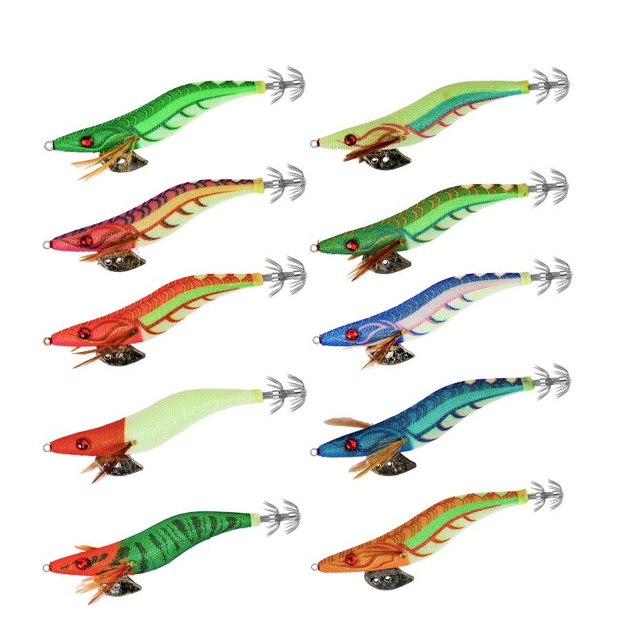 Jig Udang Glow Terbaru | Umpan Cumi-Cumi Menyala Tenggelam Lambat