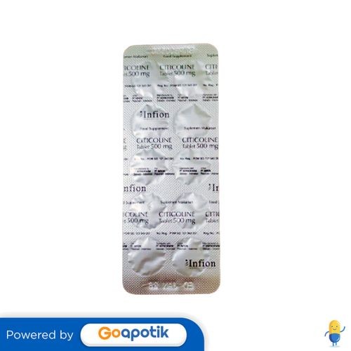 Citicoline Infion 500 Mg Strip 10 Tablet
