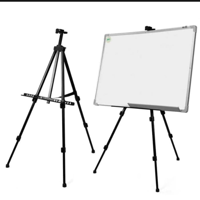 Standing White Board Stand Lukisan Foto