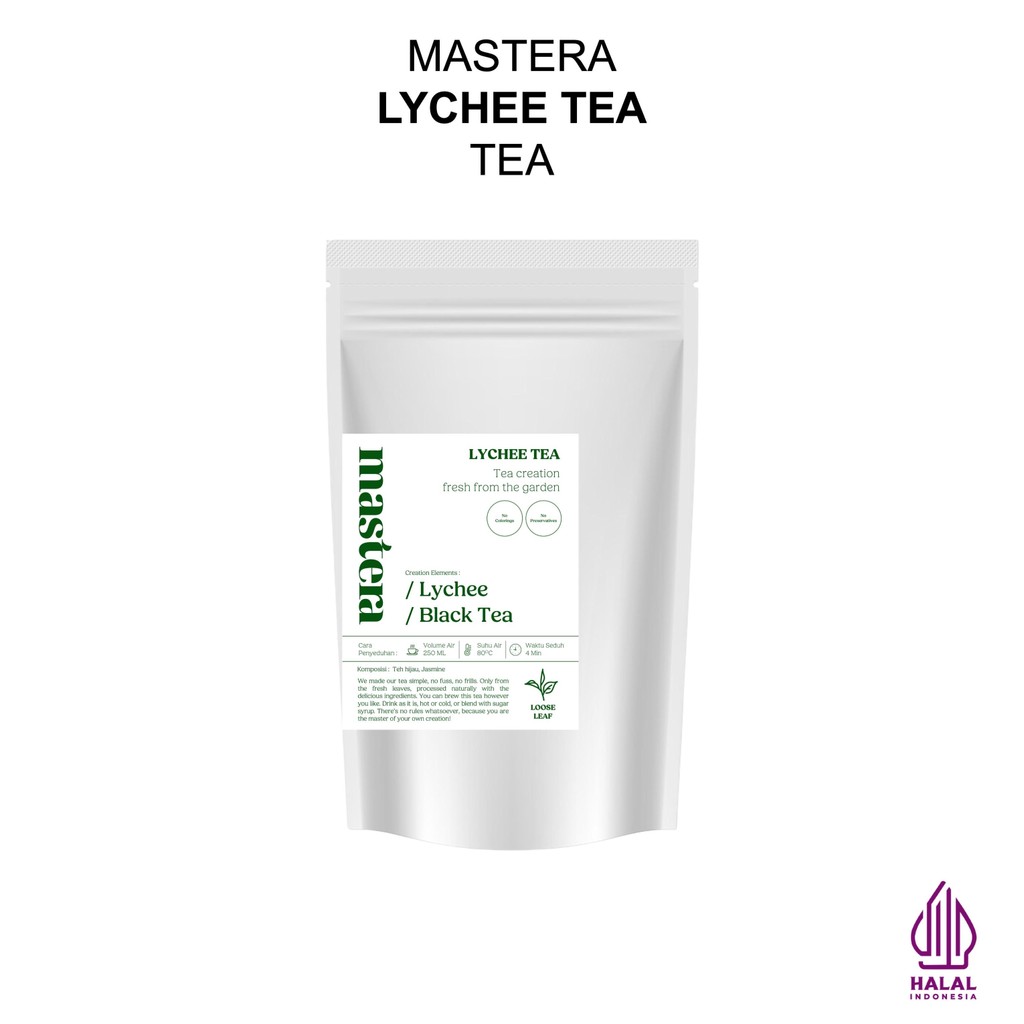 

Mastera Lychee Tea Teh Hitam