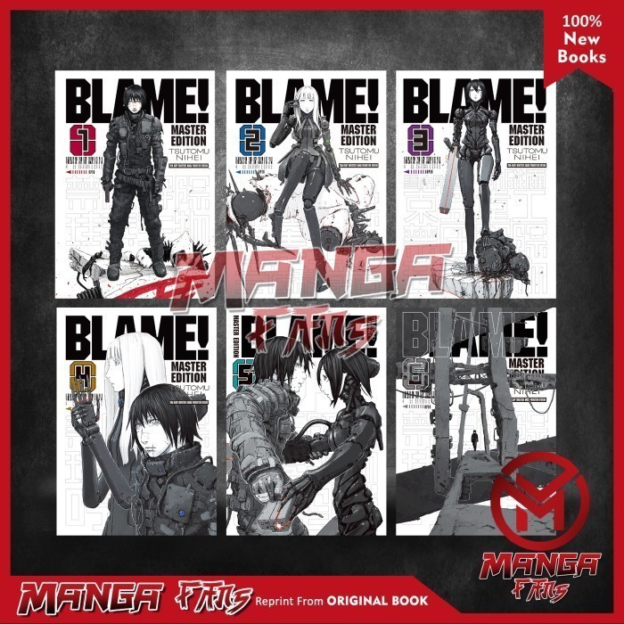Komik Manga: BLAME Master Edition vol 1-6 by Tsutomu Nihei