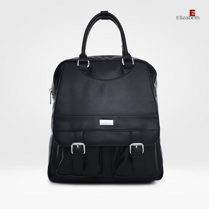 ORIGINAL Tas Ransel Wanita Elizabeth Backpack 0055-6194 - Black