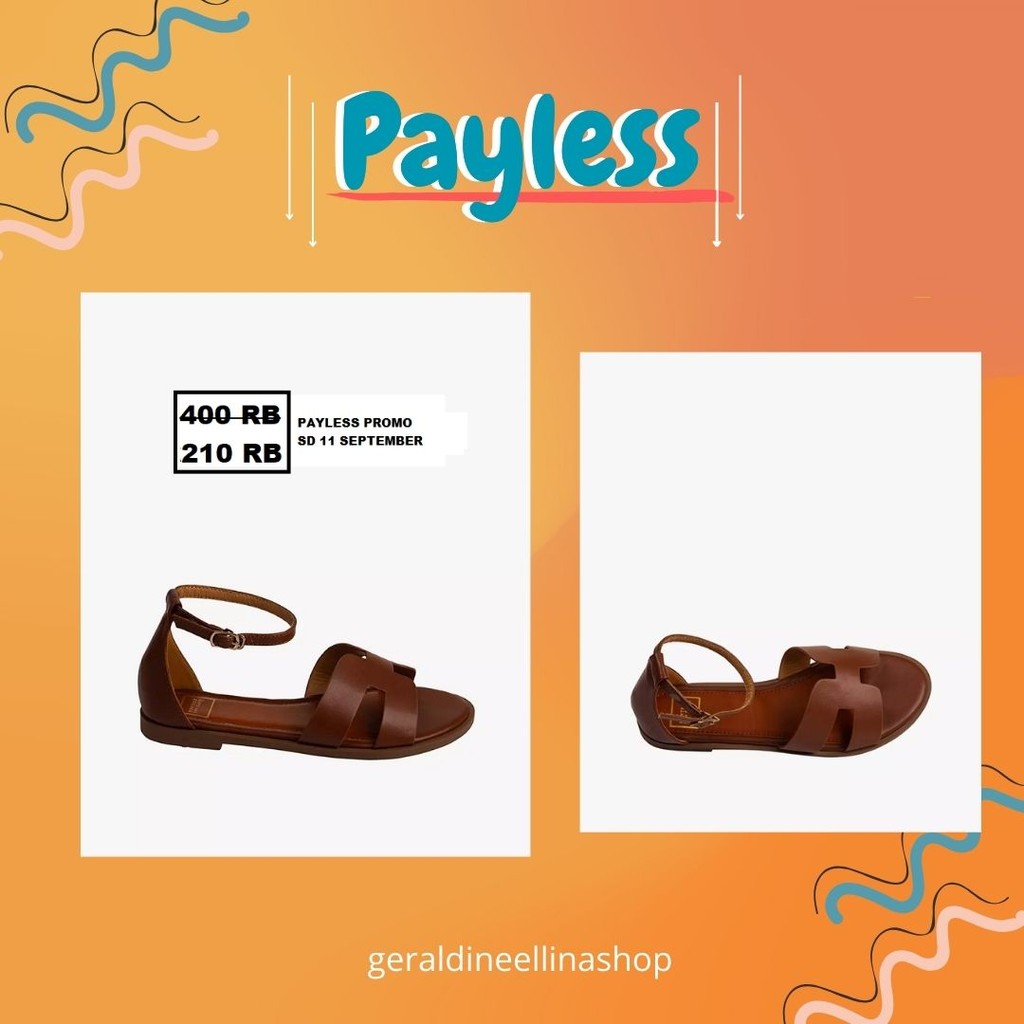 Sandal wanita seri  MONTEGO CHANA  PAYLESS 100% ori